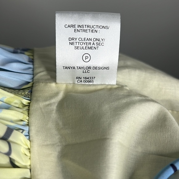 Tanya Taylor Claudette Tie-Shoulder Ruffle Peplum Tank Top in Zest NWT! - Picture 13 of 14